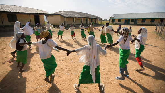 Chidren playing in Nigeria