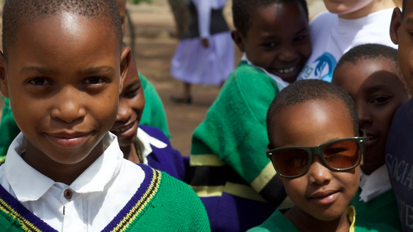 Schoolchildren in Tanzania